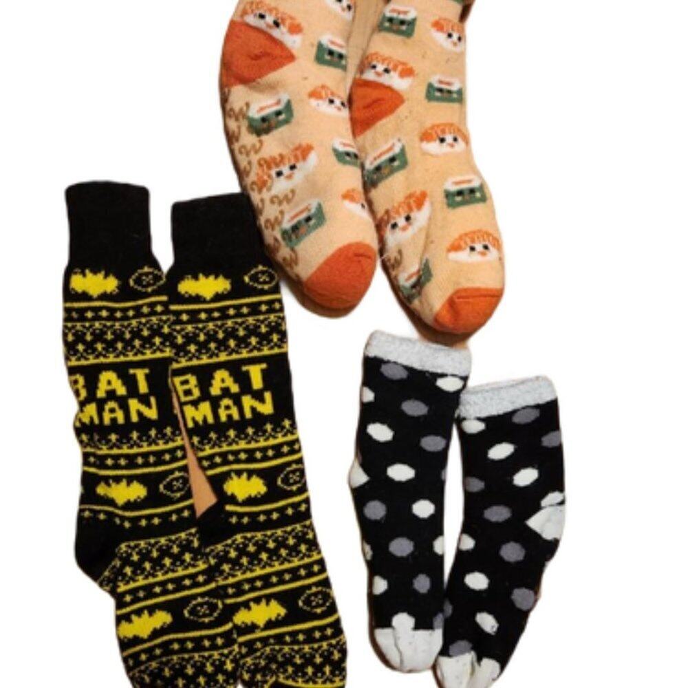 BarmanWinter Lounge Socks || Set of 3 kids Large